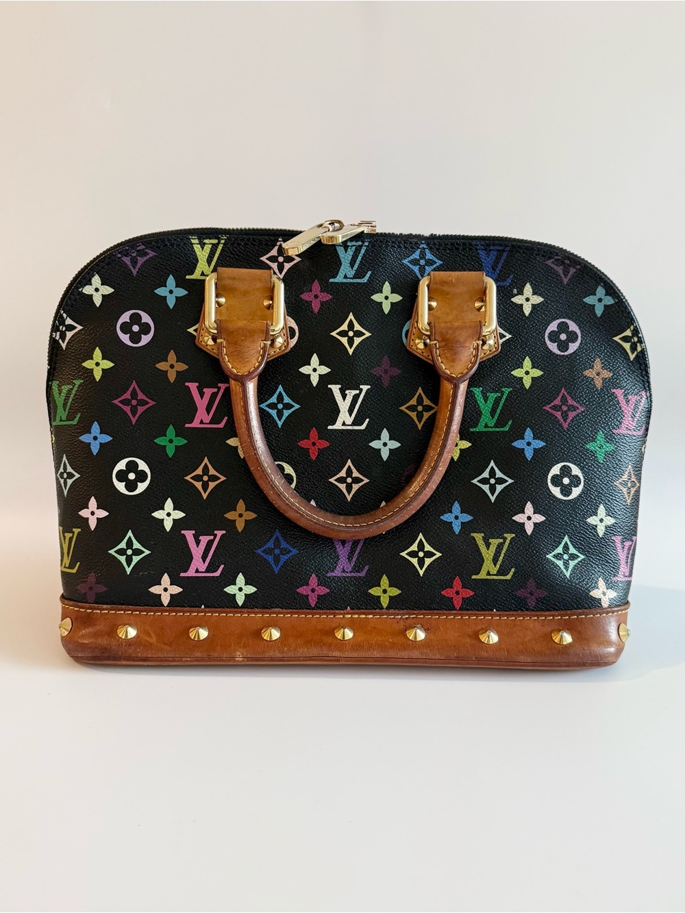 Louis Vuitton X Takashi Murakami monogram multicolor alma bag